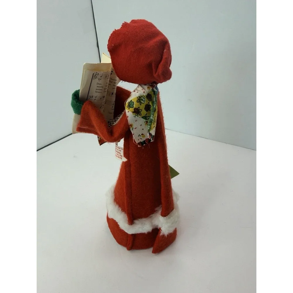 Annalee Christmas Caroler Girl Tree Topper Figure 9